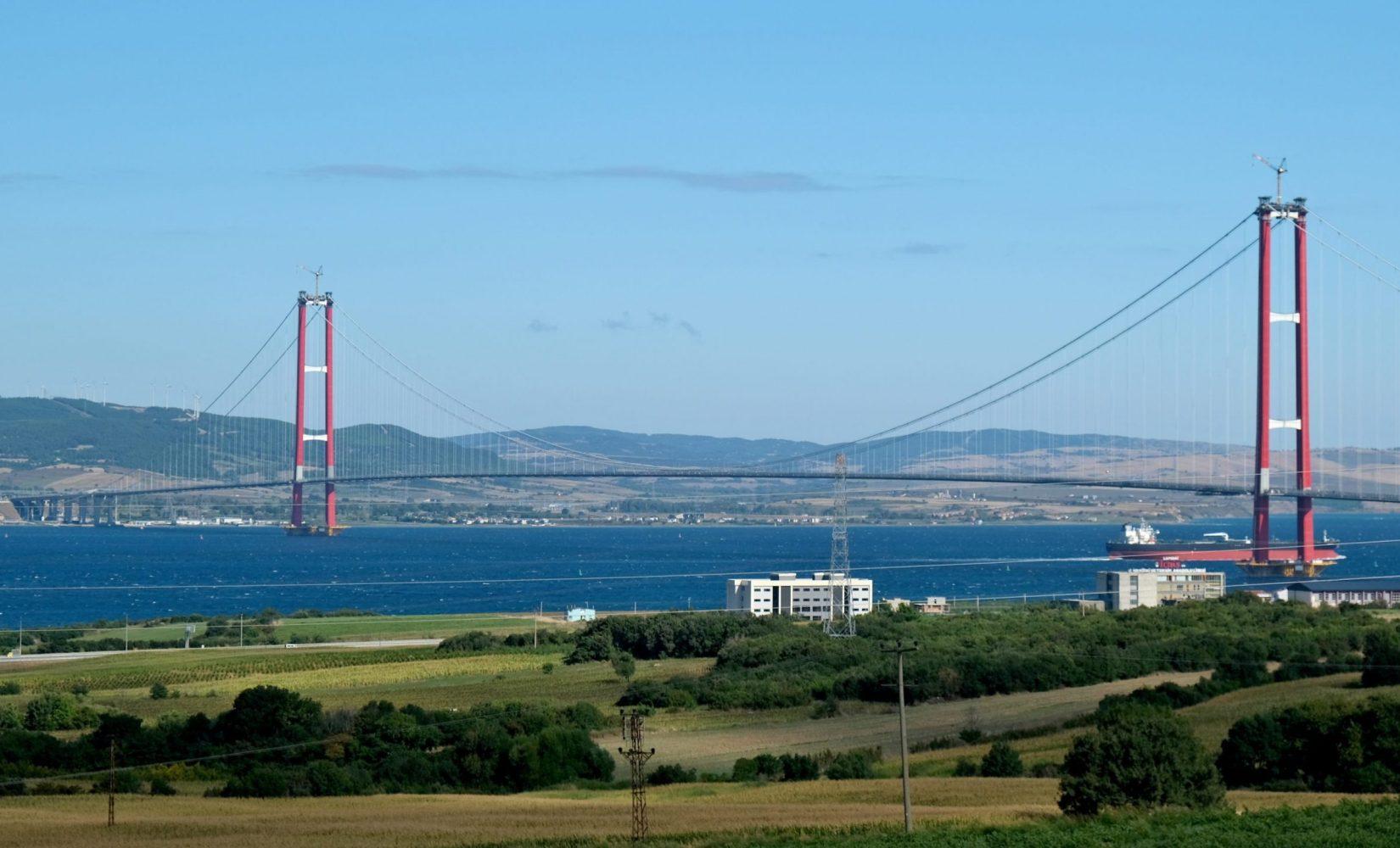 Bridge Canakkale 1915 Bridge over Dardanelles strait